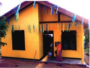 House built in Sri Lanka